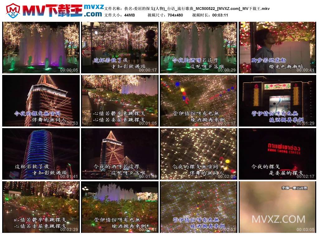 佚名-委屈的探戈(人物)_台语_流行歌曲_MC500522
